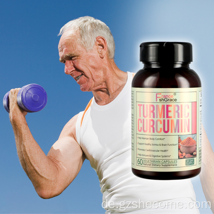 Kurkumapapseln Antioxidative Vorteile Curcumin -Kapseln